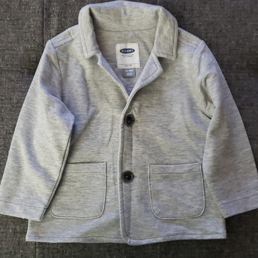 Boy's Gray Cardigan